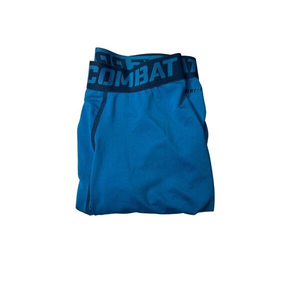 5-76 NIKE PRO COMBAT Men's Compression Pants Blue Medium - Picture 8 of 8
